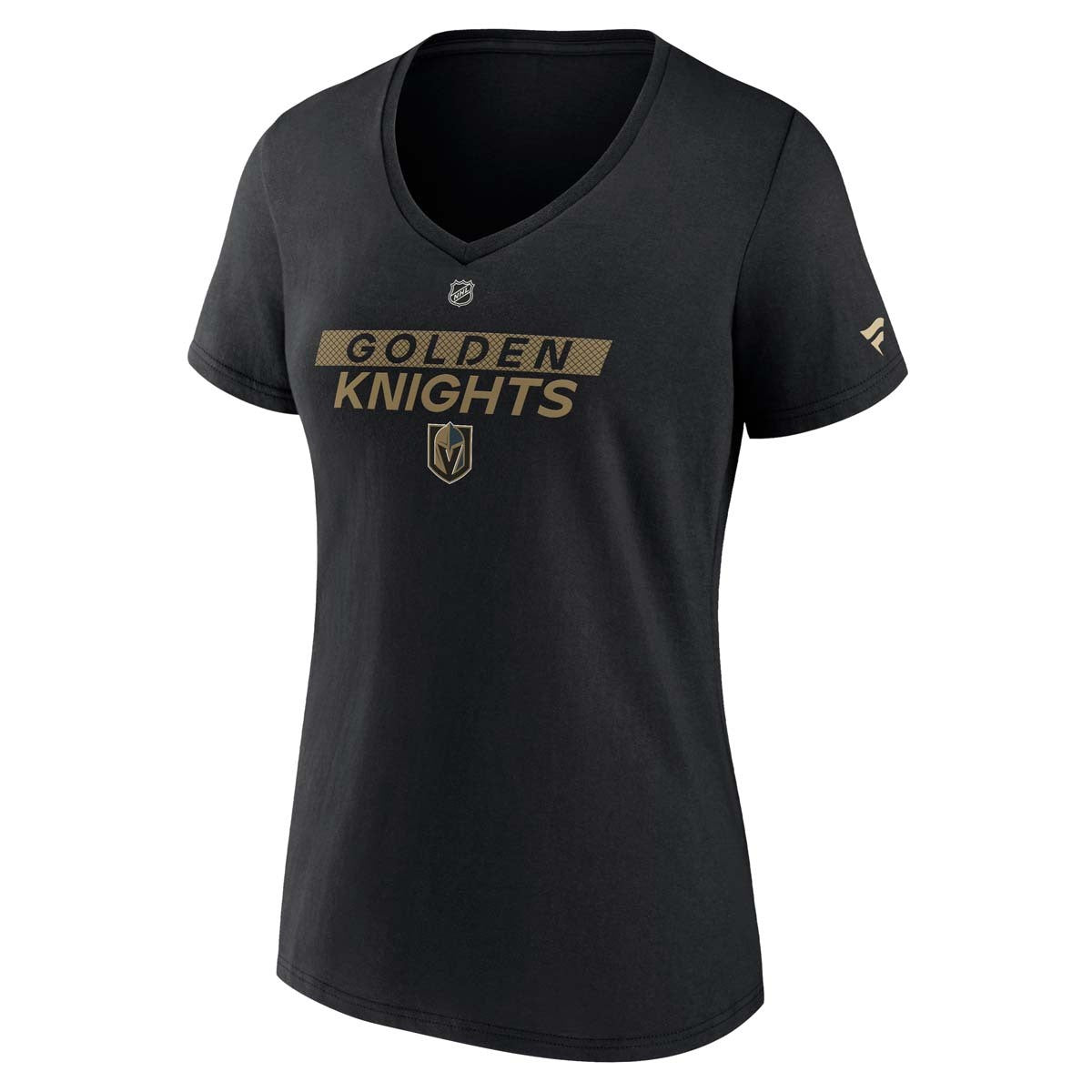 Vegas Golden Knights Women’s Black Authentic Pro V-Neck T-Shirt