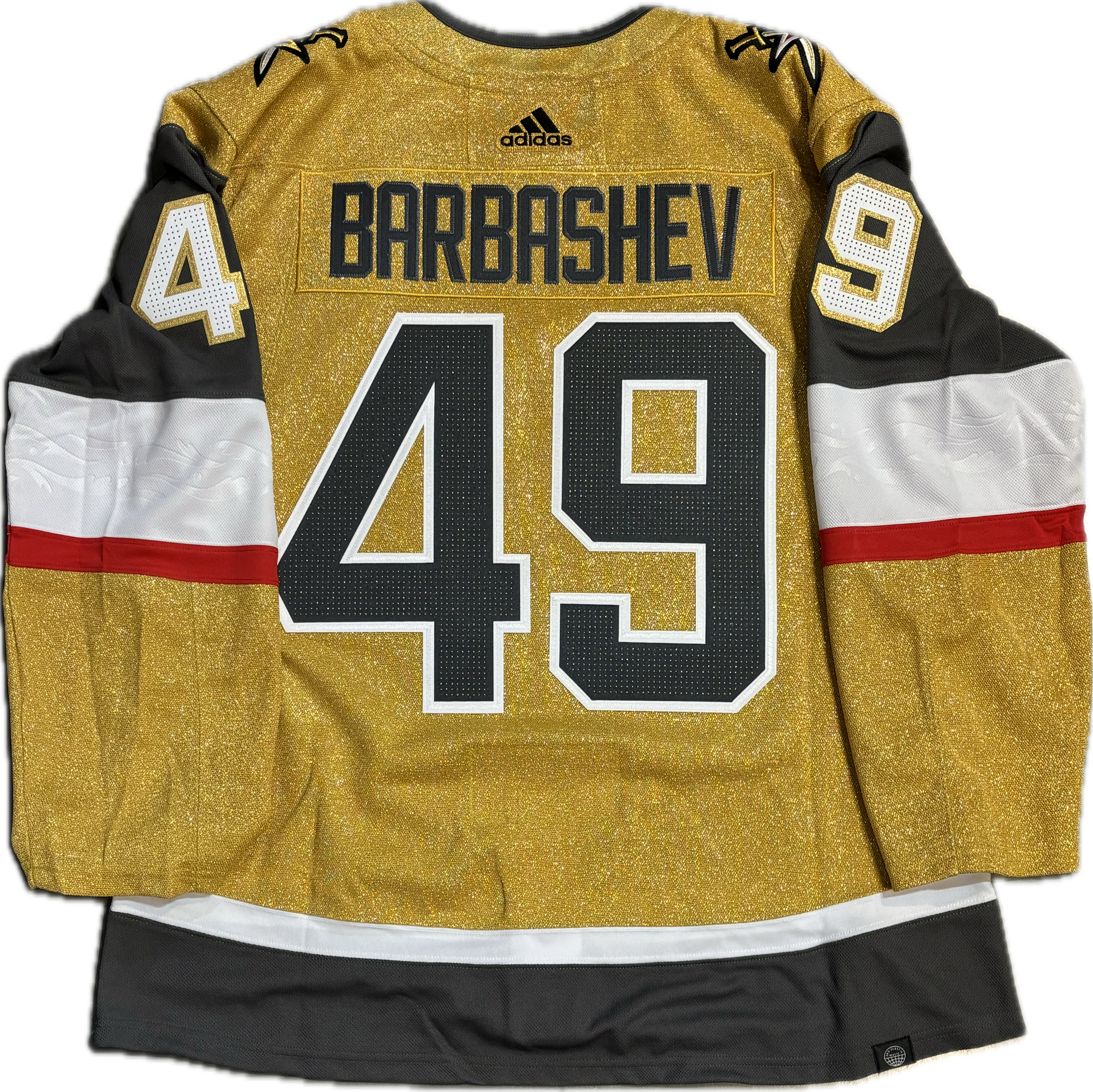 Vegas Golden Knights Ivan Barbashev #49 Men's Adidas Authentic Home Jersey - Gold ***