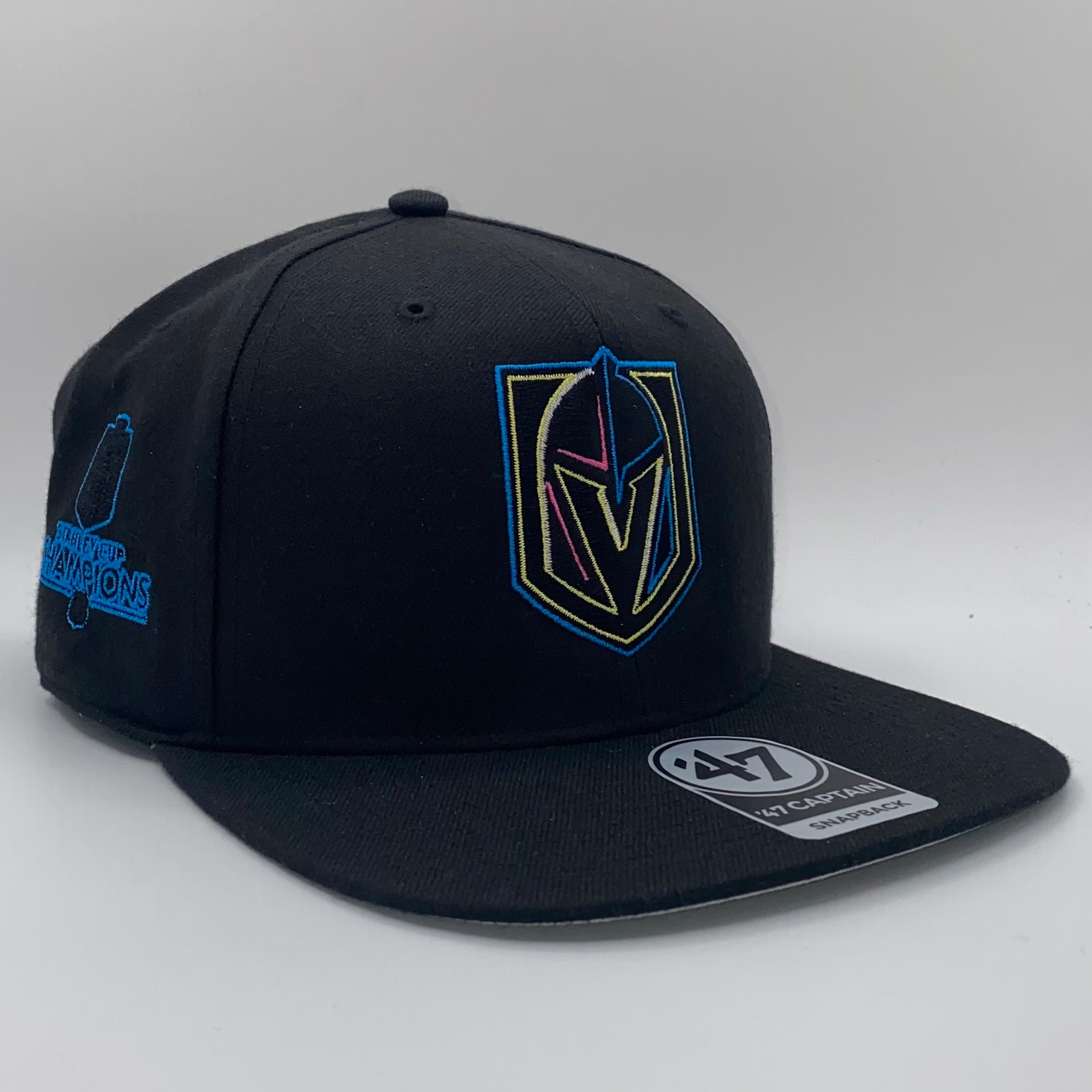 Vegas Golden Knights '47 Brand Neon Knight Snapback Hat