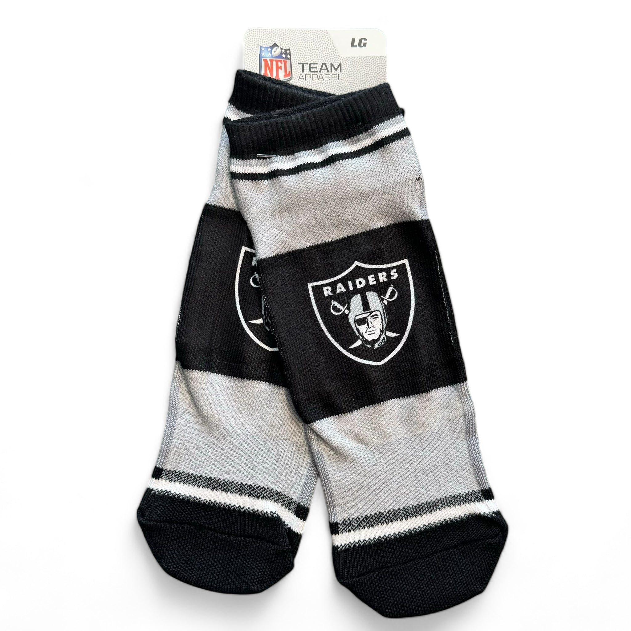 Las Vegas Raiders Alpine Stripes Crew Socks