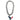 Houston Texans Oversized 3D Foam Logo Fan Chain Necklace - Silver Chain