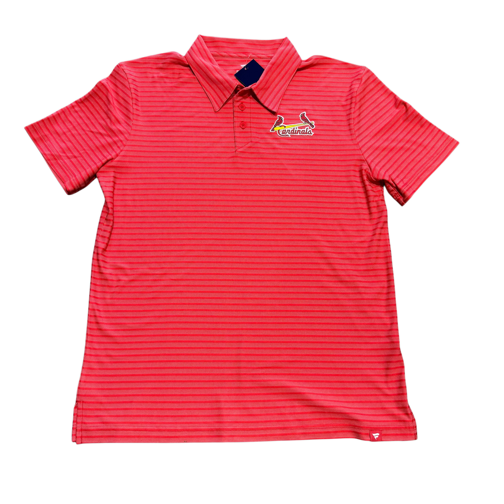 St. Louis Cardinals Men's Fanatics Sweeper Polo Shirt - Athletic Red