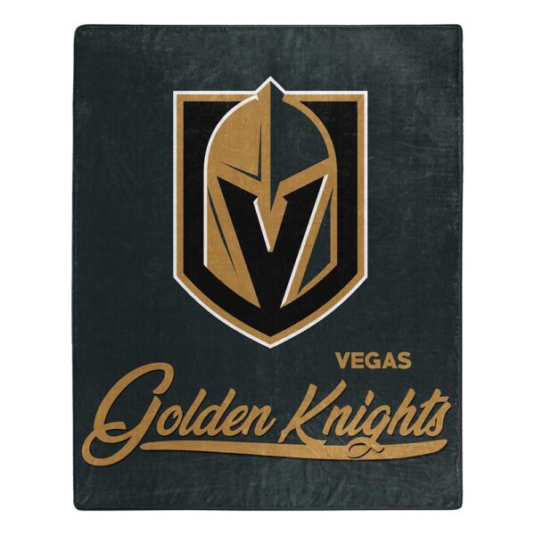 Vegas Golden Knights NHL ‘Signature’ Raschel Throw Blanket