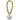 Pittsburgh Steelers Oversized 3D Foam Logo Fan Chain Necklace - Gold Chain