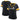 Pittsburgh Steelers Redzone Draw Play Athena Lace-Up Womens T-Shirt - Black