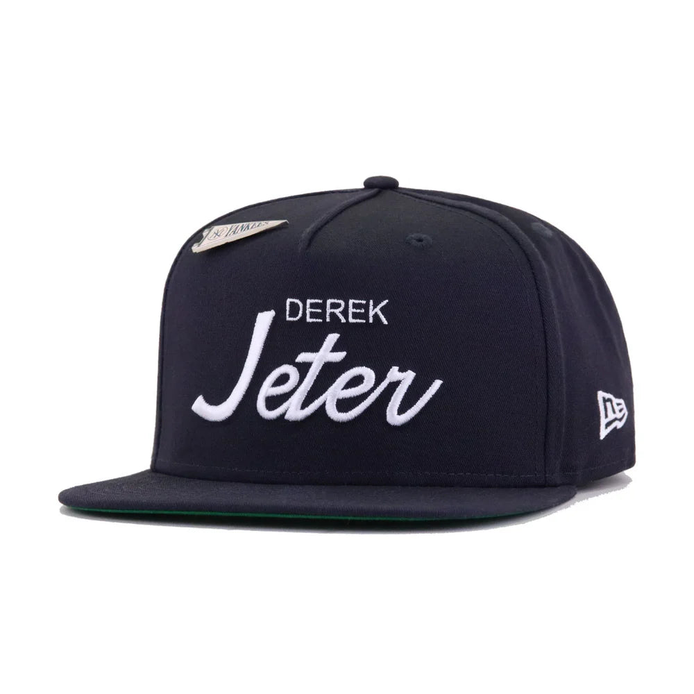 New York Yankees Derek Jeter Team Pin 9FIFTY Snapback Hat