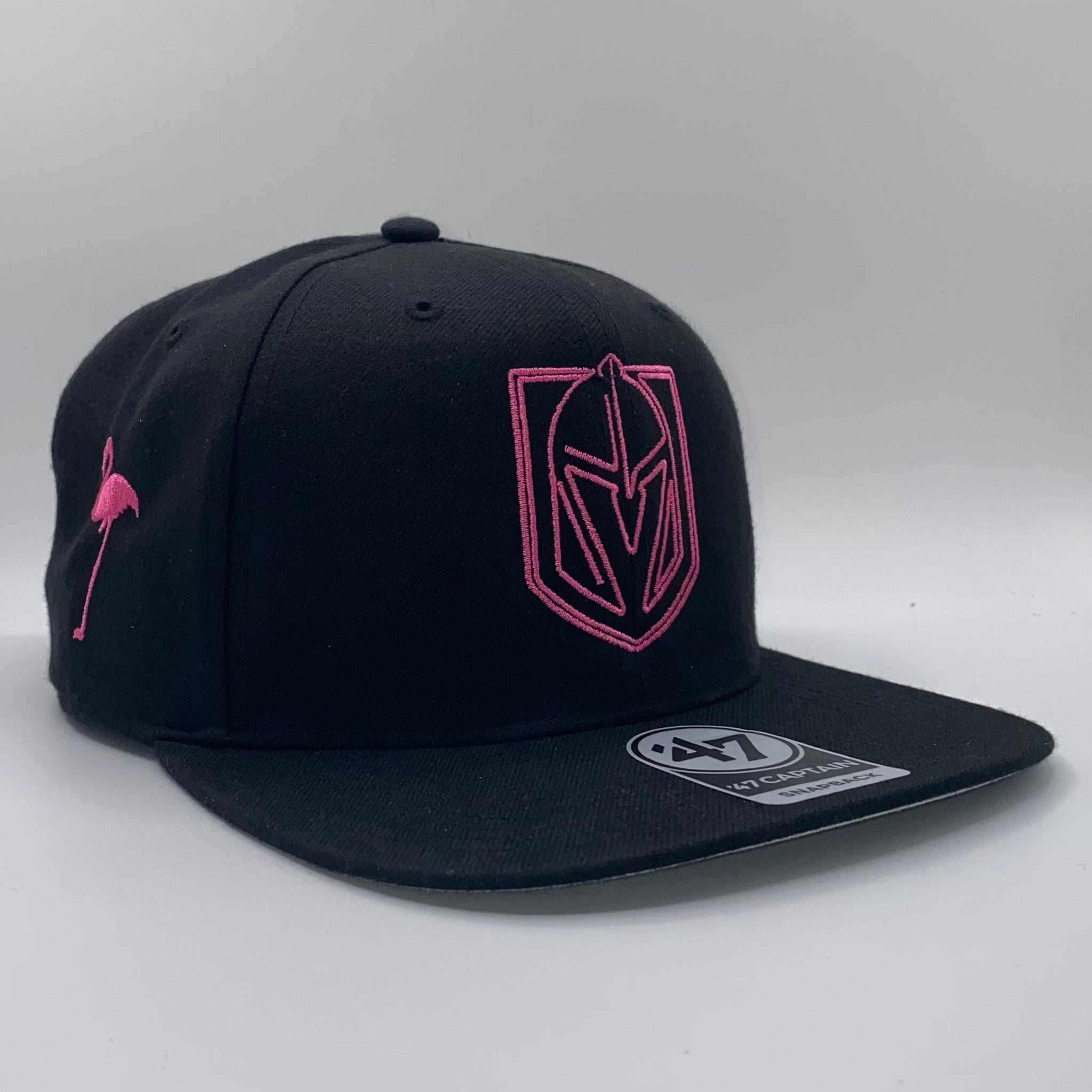 Vegas Golden Knights Flamingo Logo Snapback Hat