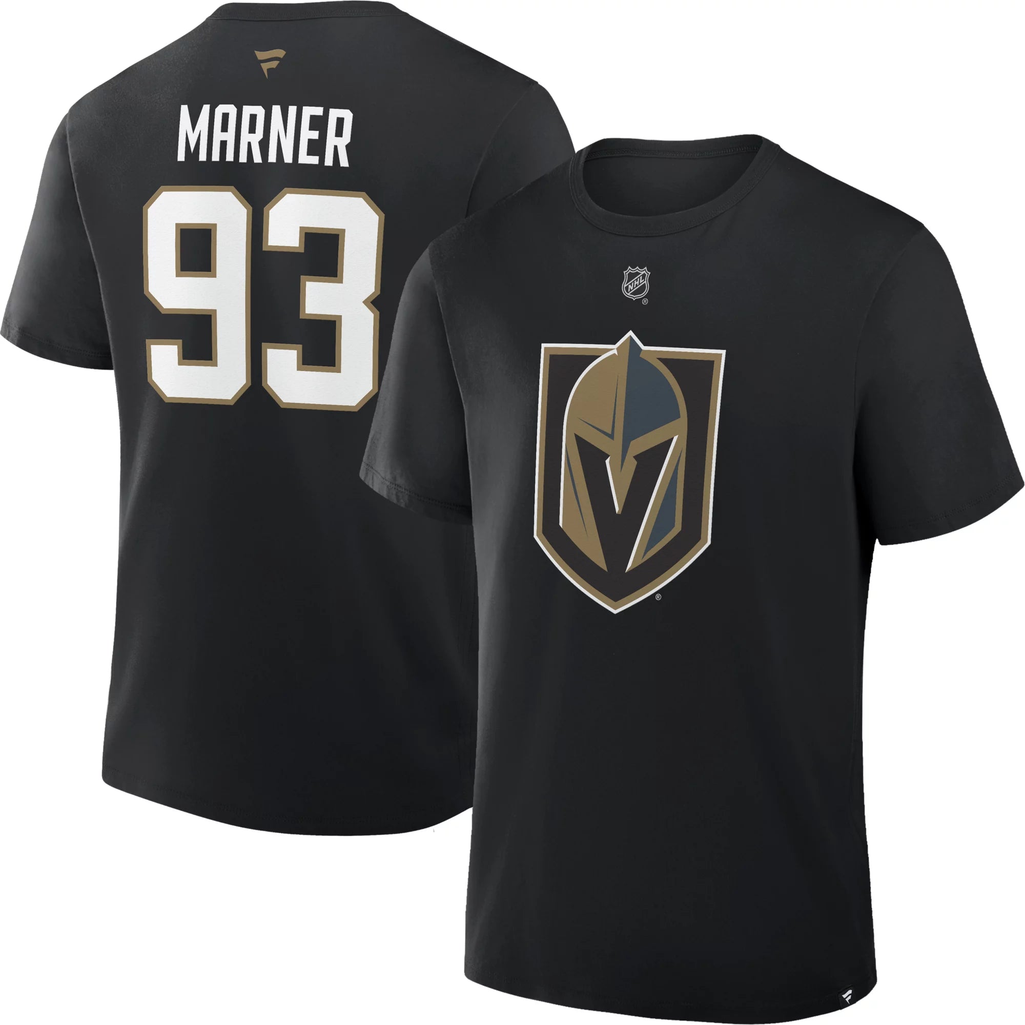Vegas Golden Knights Mitch Marner #93 Men's T-Shirt - Black
