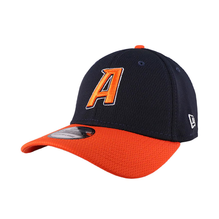 Las Vegas Aviators New Era On-Field Batting Practice Navy/Orange 39thirty Flex Fit Hat