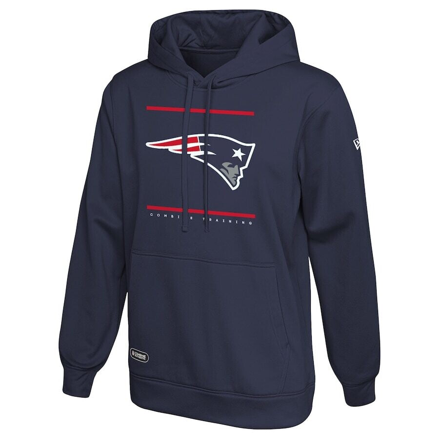 New England Patriots Combine Authentic Split Defense Pullover Hood