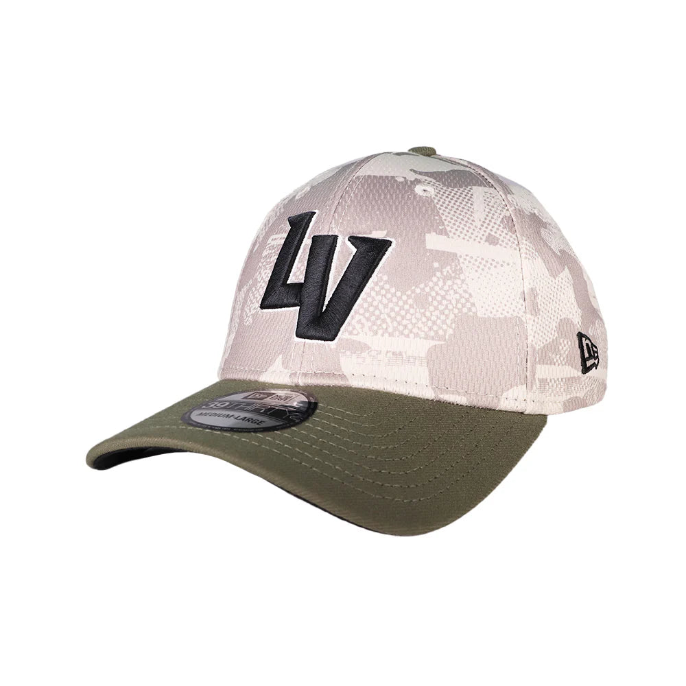 Las Vegas Aviators New Era 2025 Armed Forces Day 39THIRTY Flex Hat - Tan