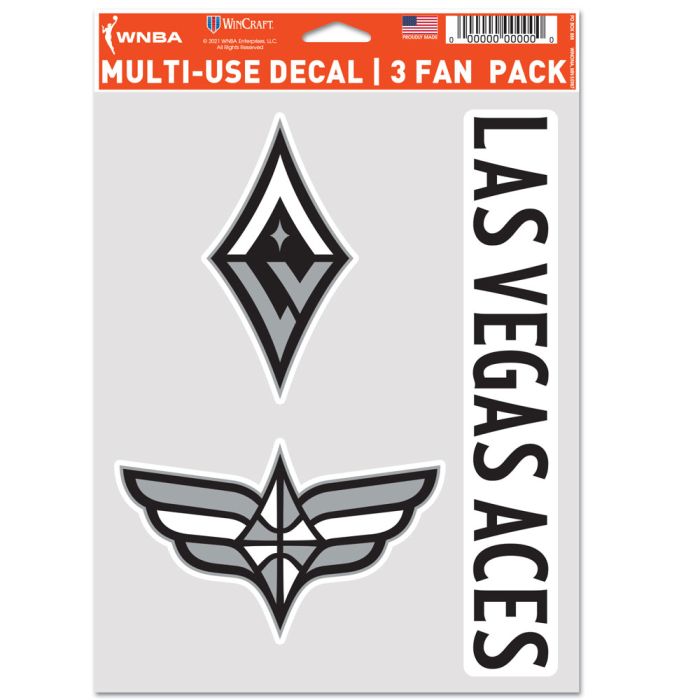 Las Vegas Aces Multi-Use Decal 3 Pack