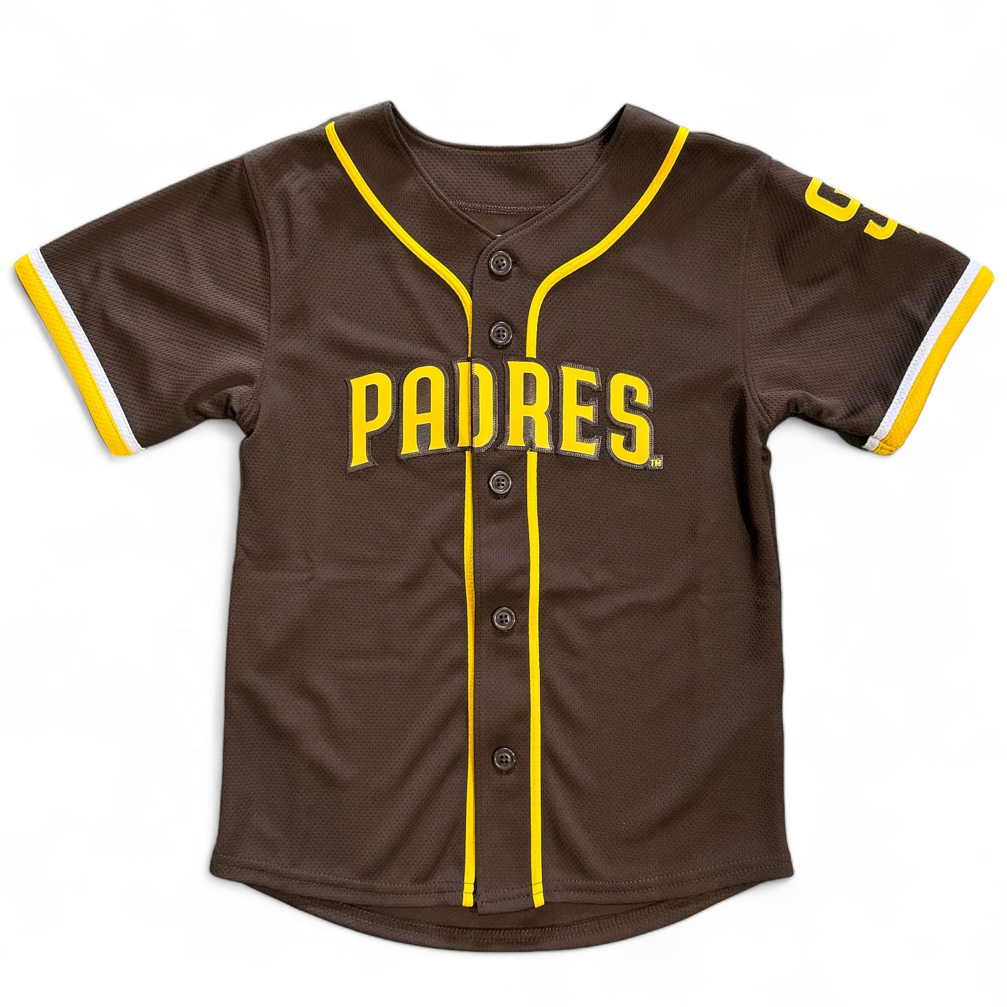San Diego Padres Youth Fashion Jersey - Brown