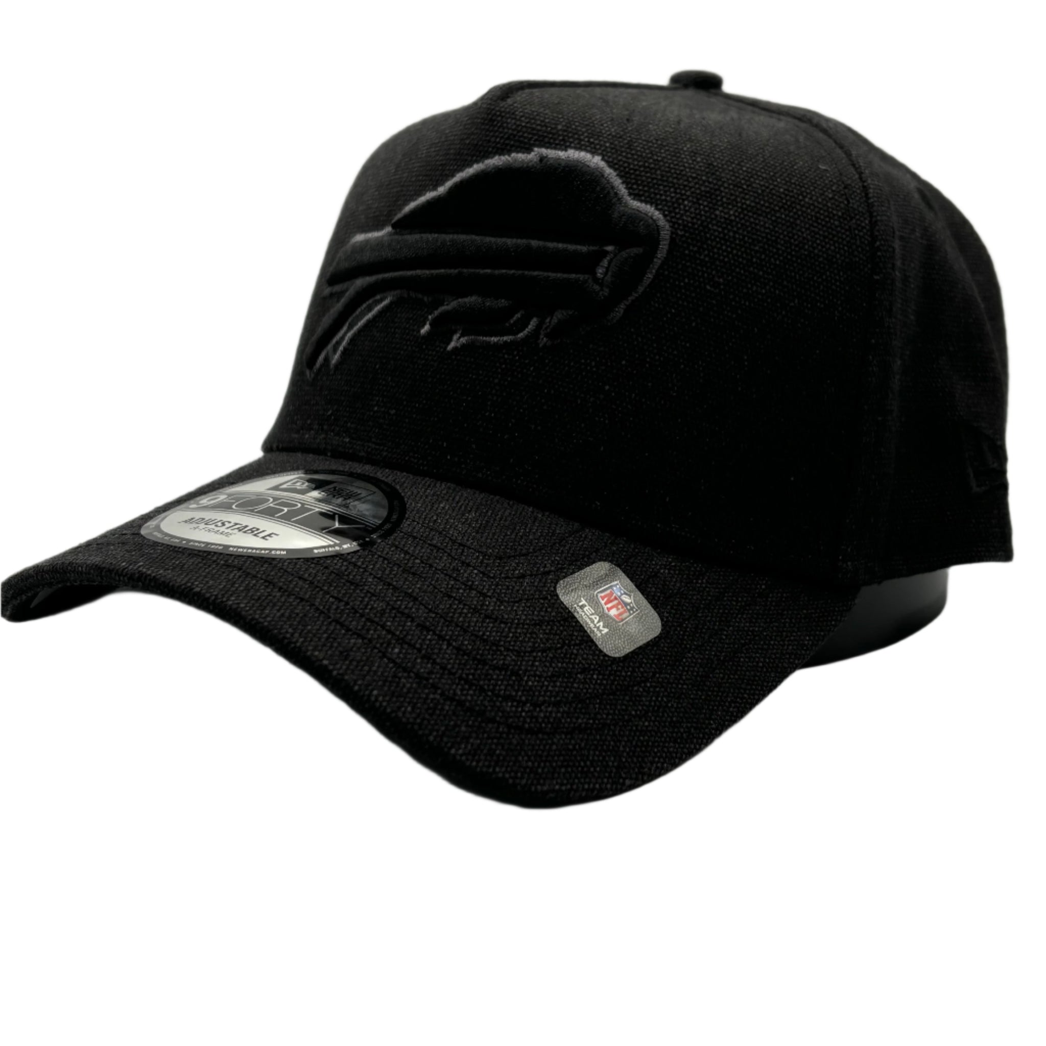 Buffalo Bills Injection Logo Essentials Canvas 9FORTY A-Frame  Adjustable Hat