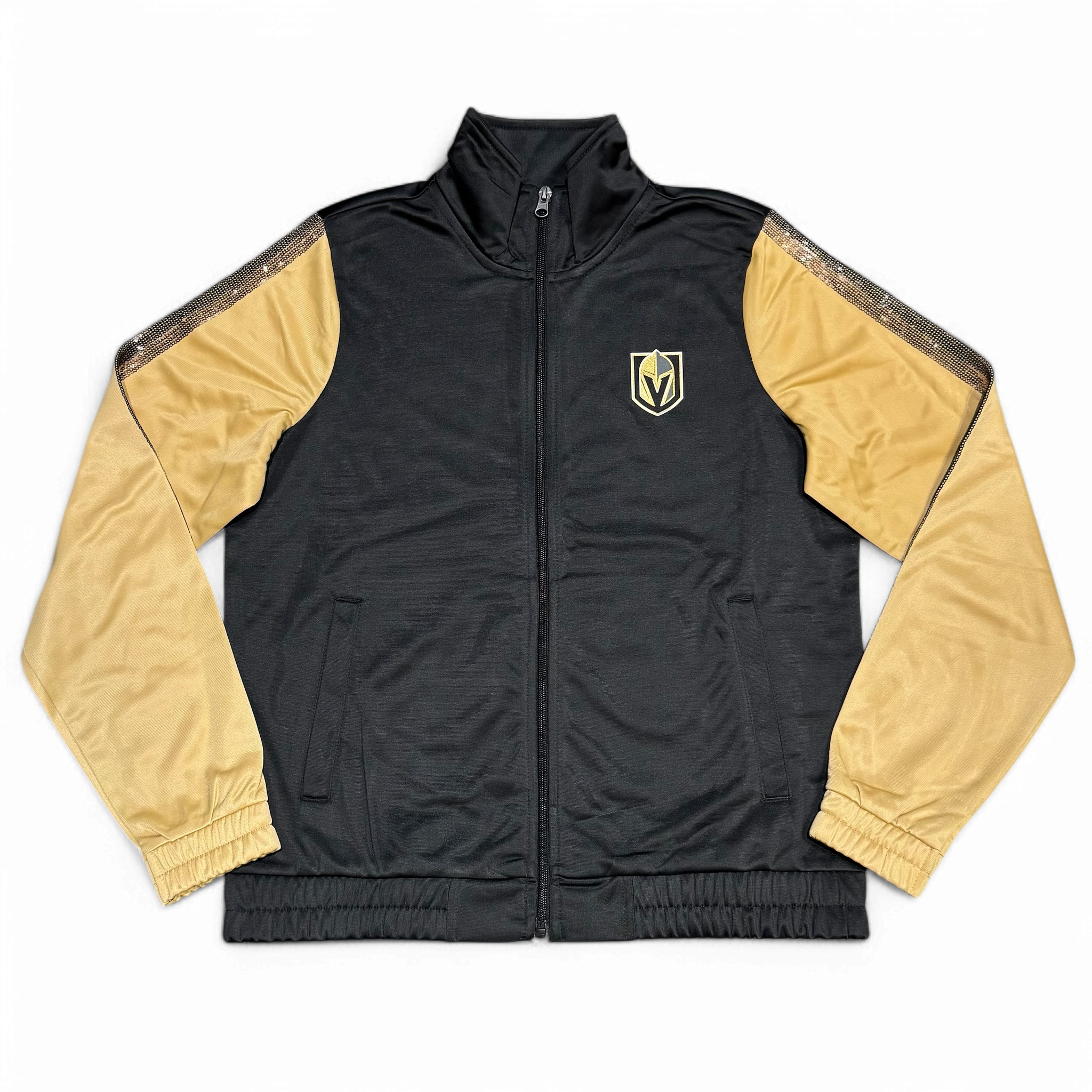 Vegas Golden Knights Women's Sequin Wordmark Track Jacket