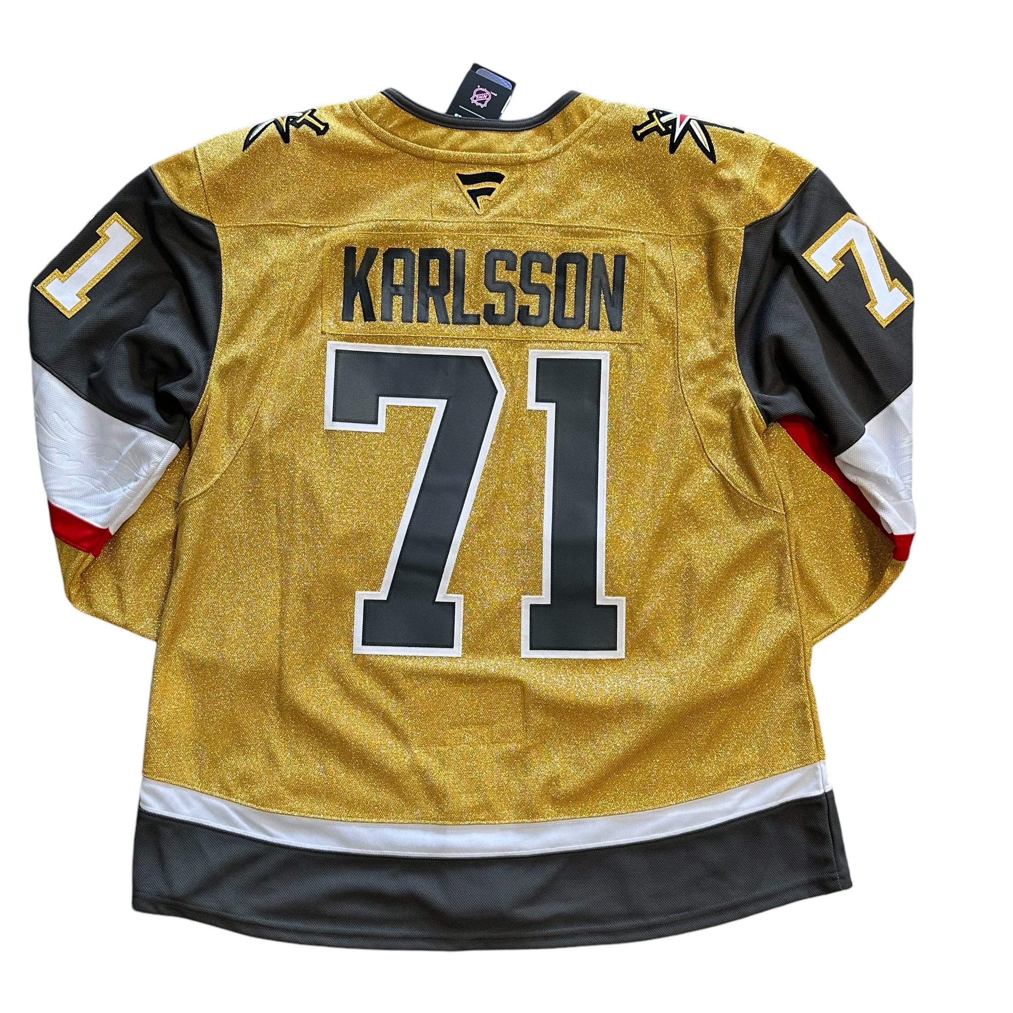 Vegas Golden Knights Premium Karlsson Jersey - Gold