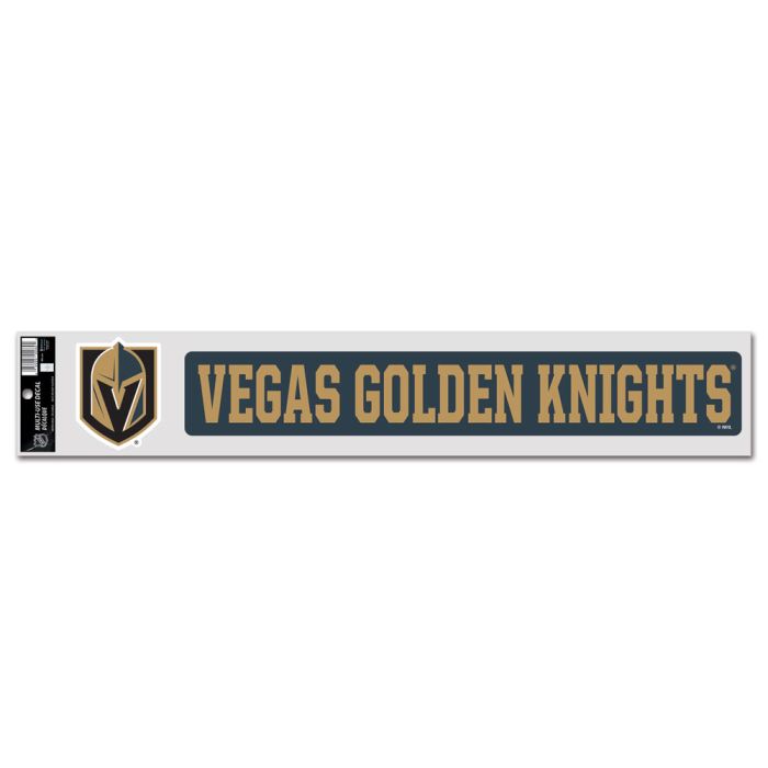 VEGAS GOLDEN KNIGHTS MULTI USE FAN DECALS 3" X 17"