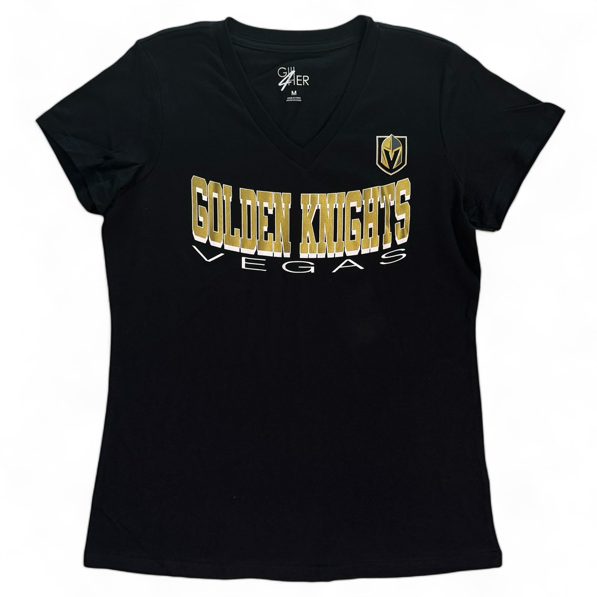 Vegas Golden Knights Women’s Golden Smile V-Neck T