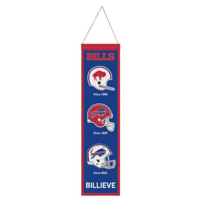 Buffalo Bills Evolution 8" x 32" Wool Banner