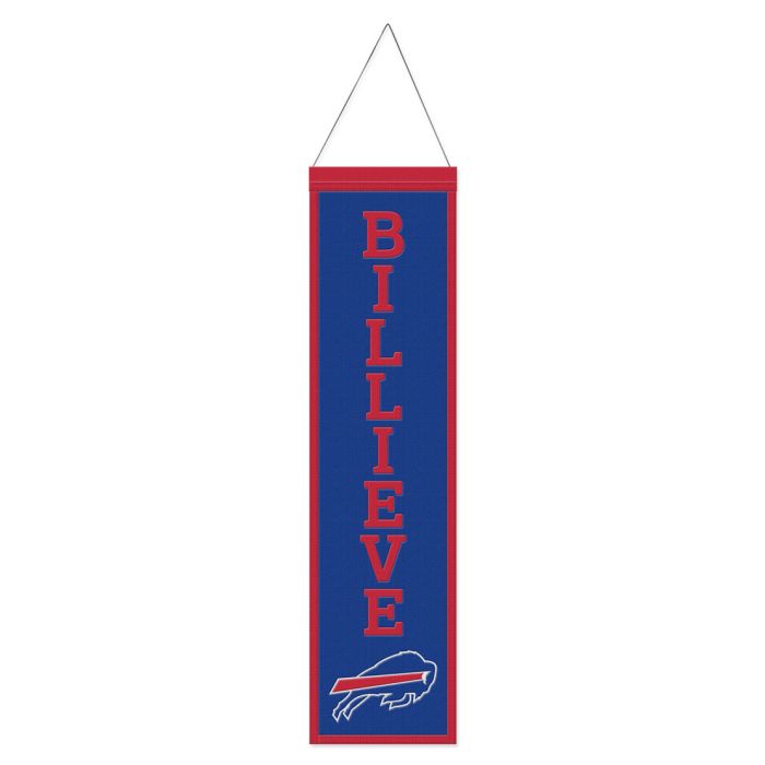 Buffalo Bills Slogan 8" x 32" Wool Banner