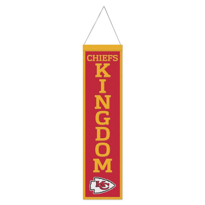 Kansas City Chiefs Kingdom 8" x 32" Wool Banner