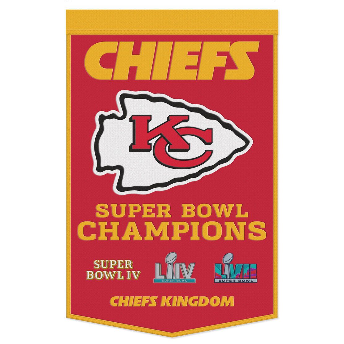 Kansas City Chiefs Championship Wool Banner