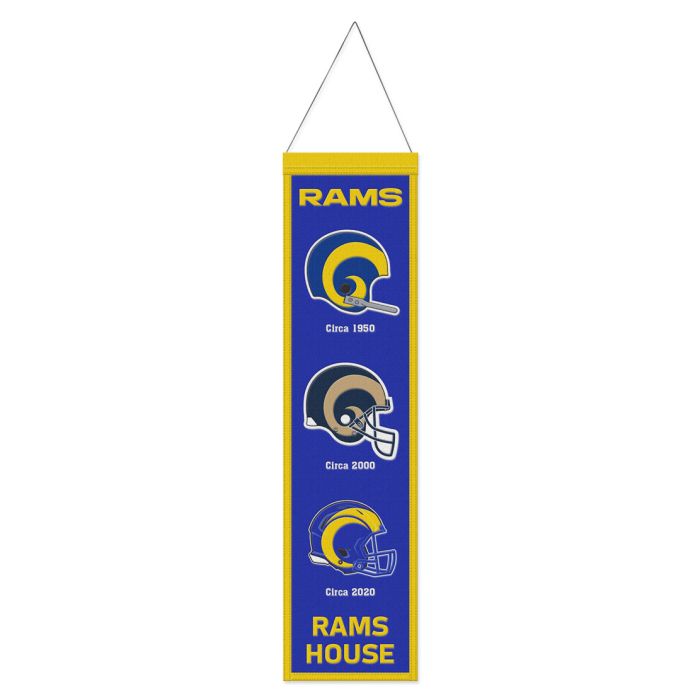 Los Angeles Rams Evolution 8" x 32" Wool Banner