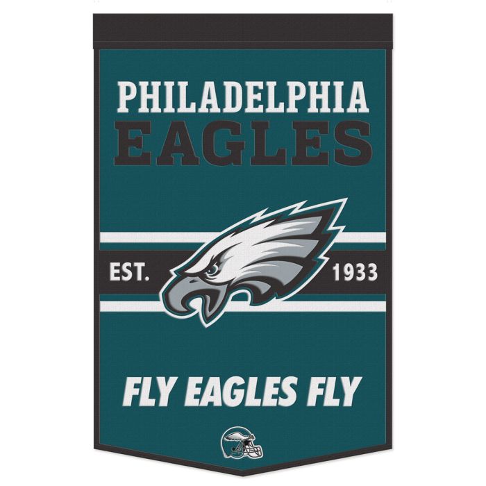 Philadelphia Eagles "Fly Eagles Fly" 24" x 38" Wool Banner