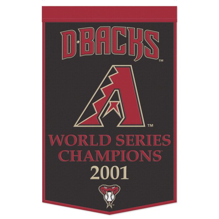 ARIZONA DIAMONDBACKS WOOL BANNER 24" X 38"