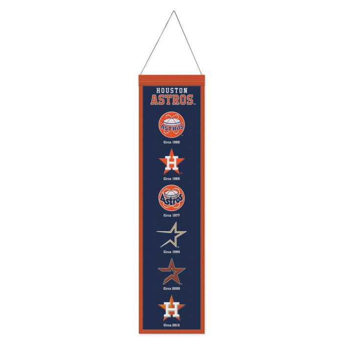 Houston Astros Evolution 8" x 32" Wool Banner