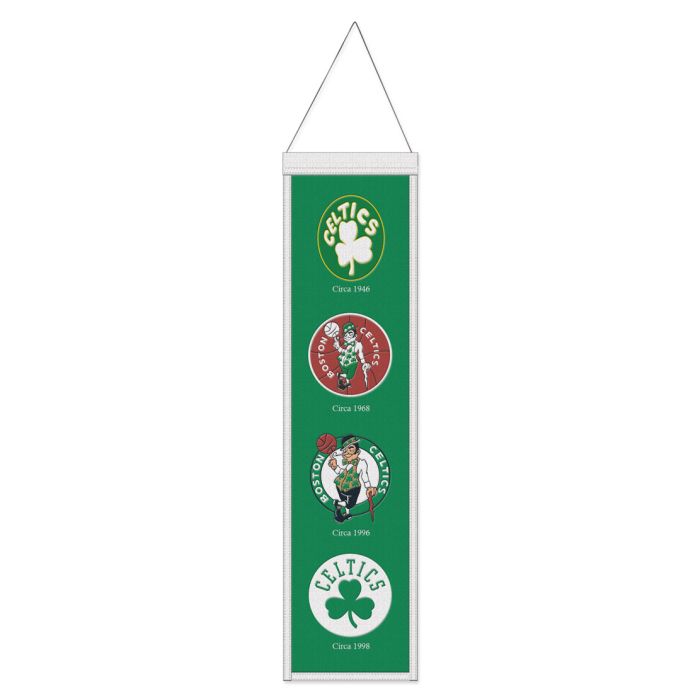 Boston Celtics Evolution 8" x 32" Wool Banner