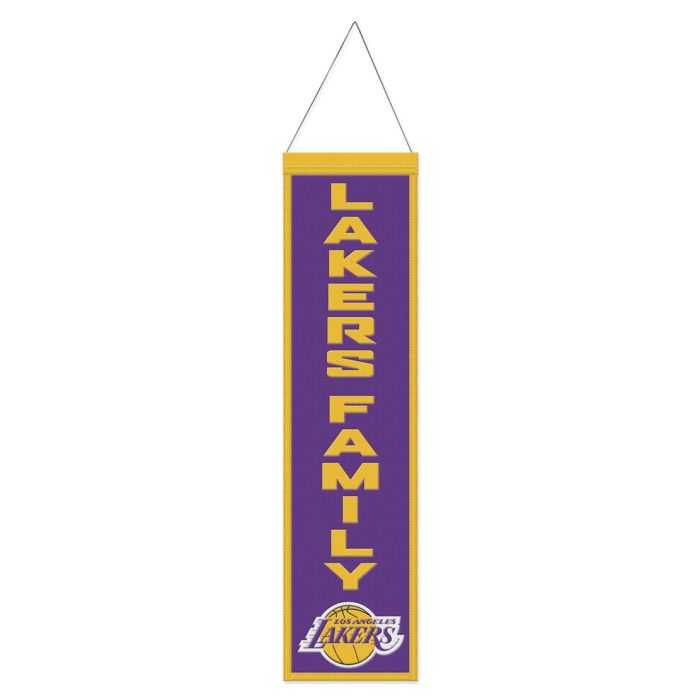 Los Angeles Lakers Slogan 8" x 32" Wool Banner