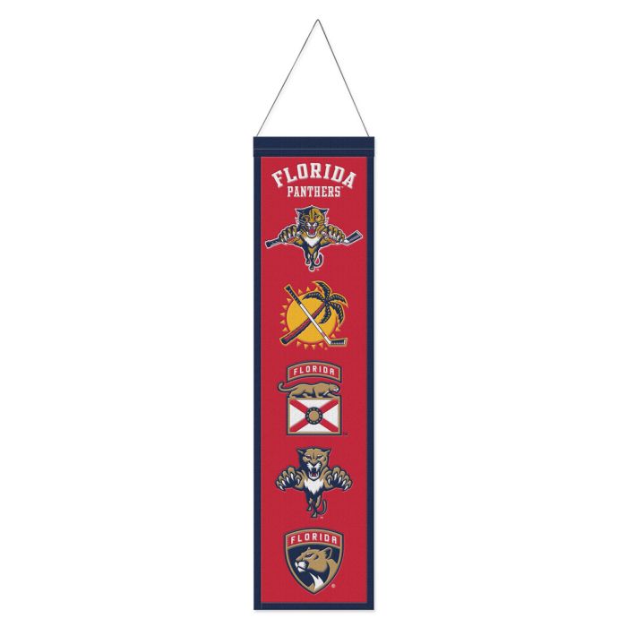 Florida Panthers Evolution 8" x 32" Wool Banner