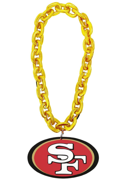 San Francisco 49ers Super Fan Chain - Gold