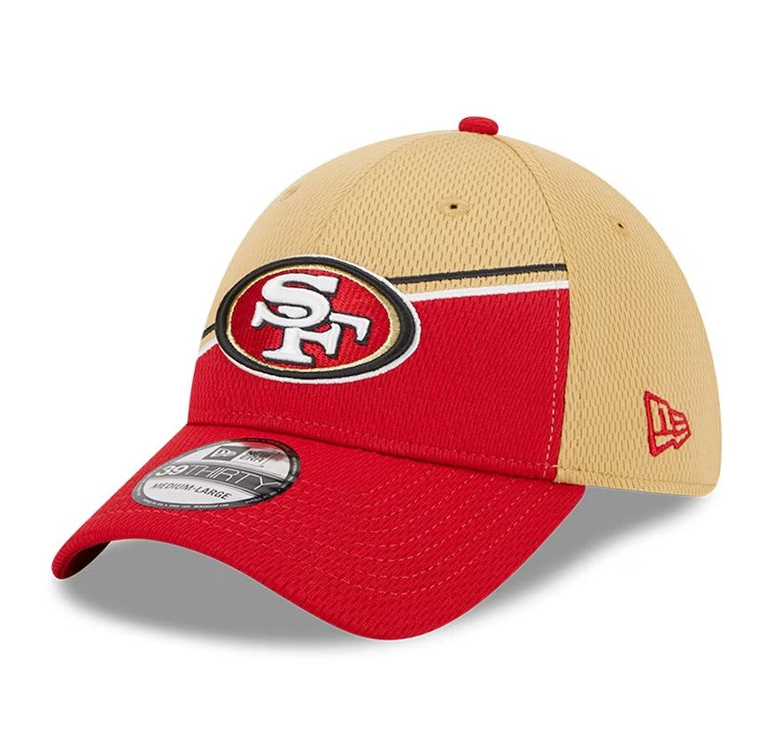 San Francisco 49ers 2023 Sideline 39THIRTY Flex Hat - Gold/Scarlet