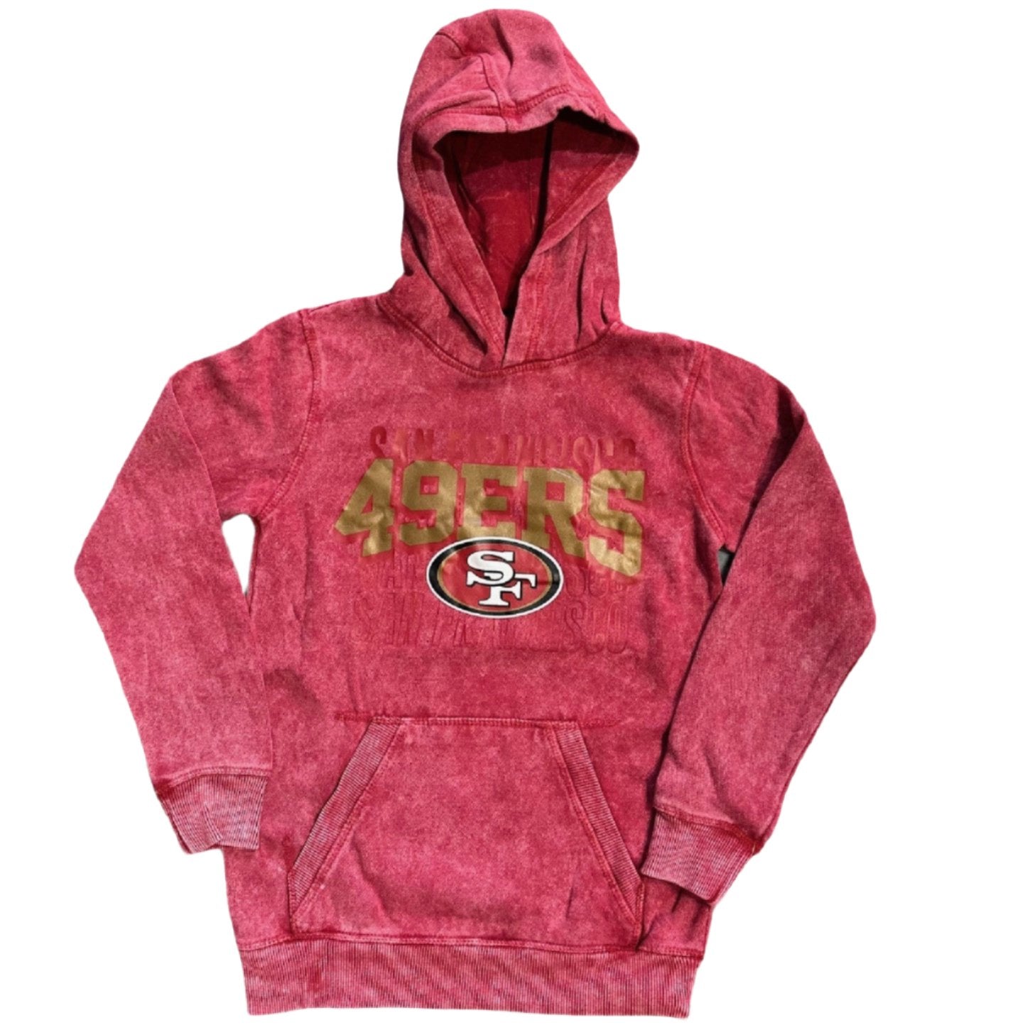 San Francisco 49ers Youth Back to Back Hood