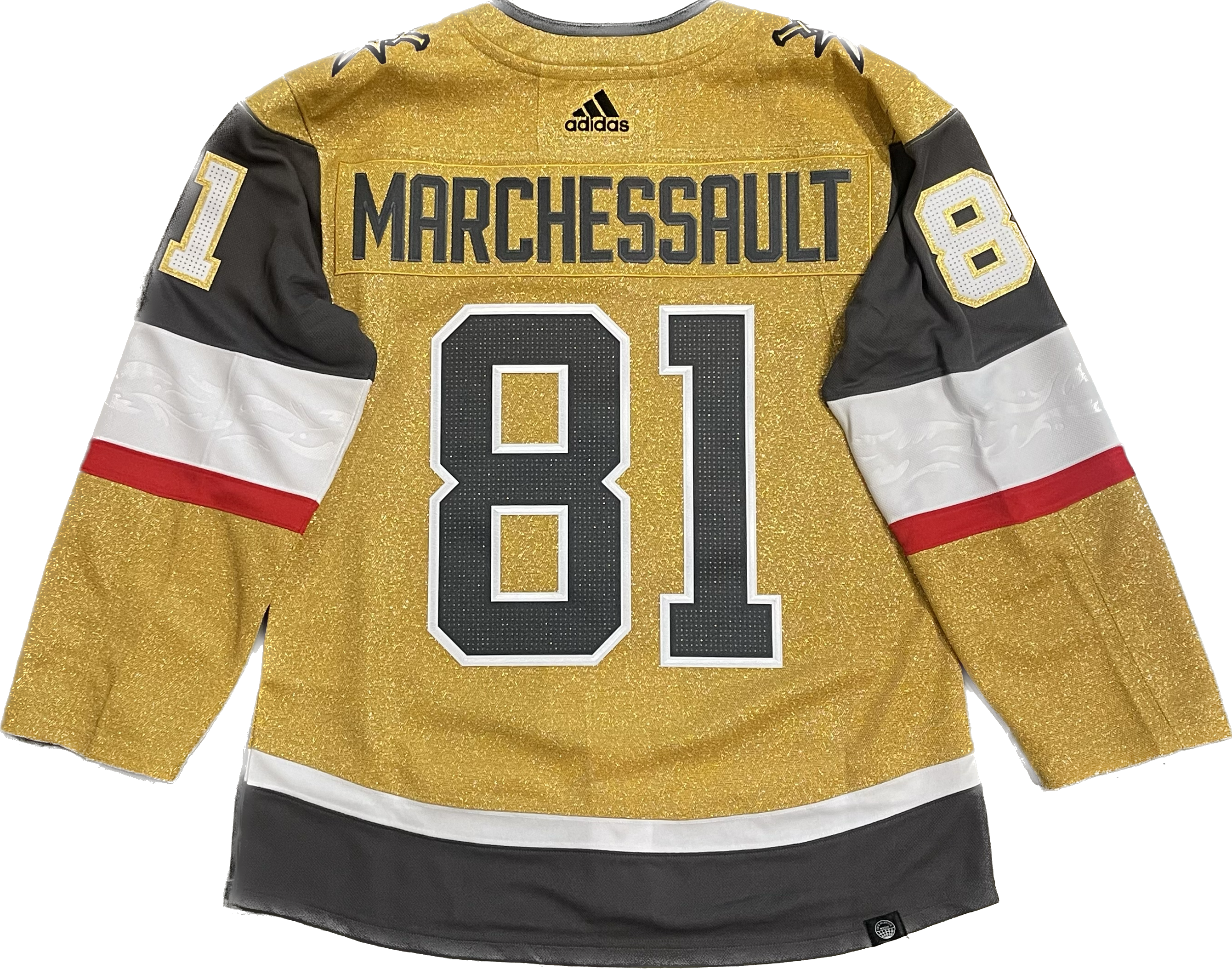 Vegas Golden Knights No81 Jonathan Marchessault Grey Home Authentic Stitched Jersey