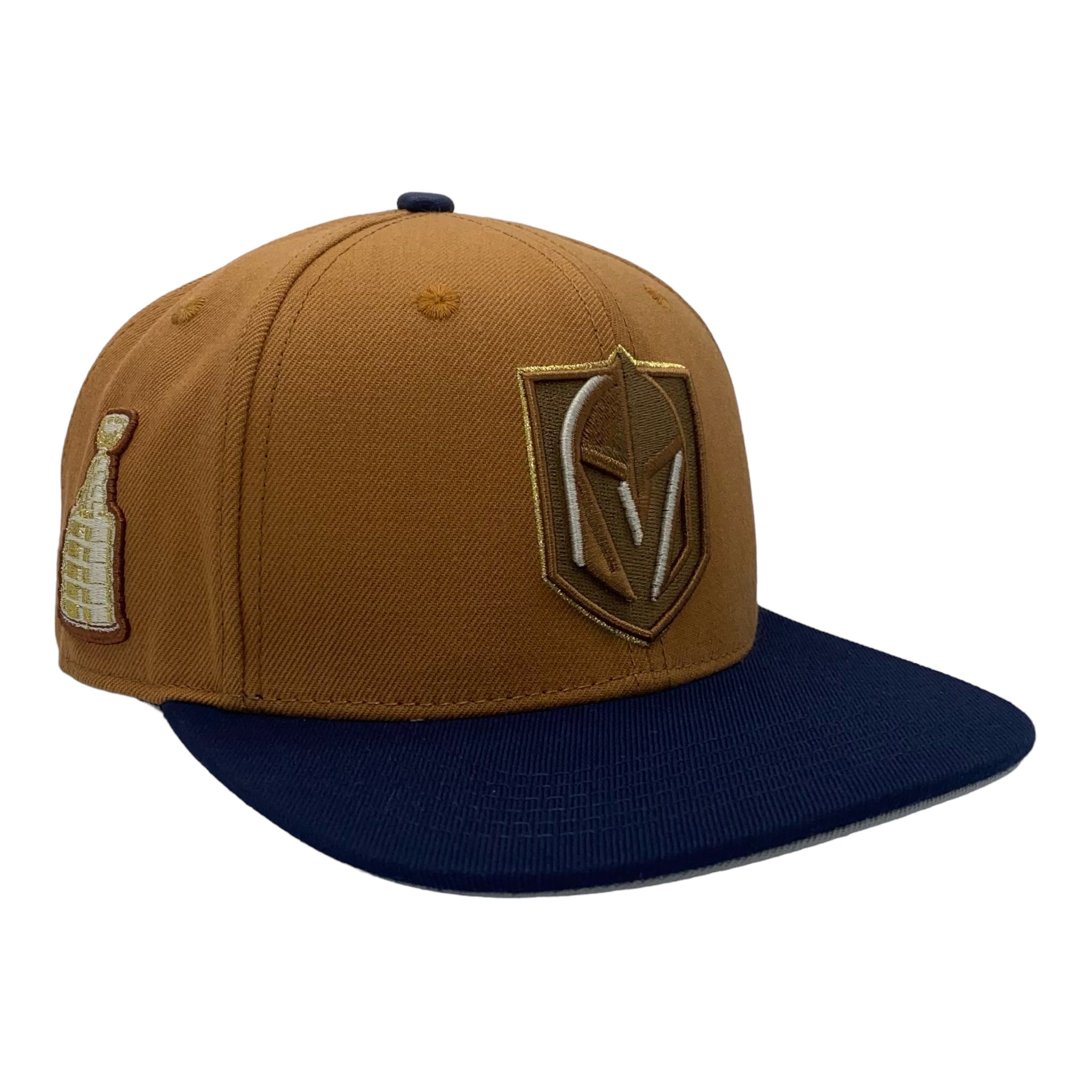 Vegas Golden Knights Championship Snapback Hat - Wheat