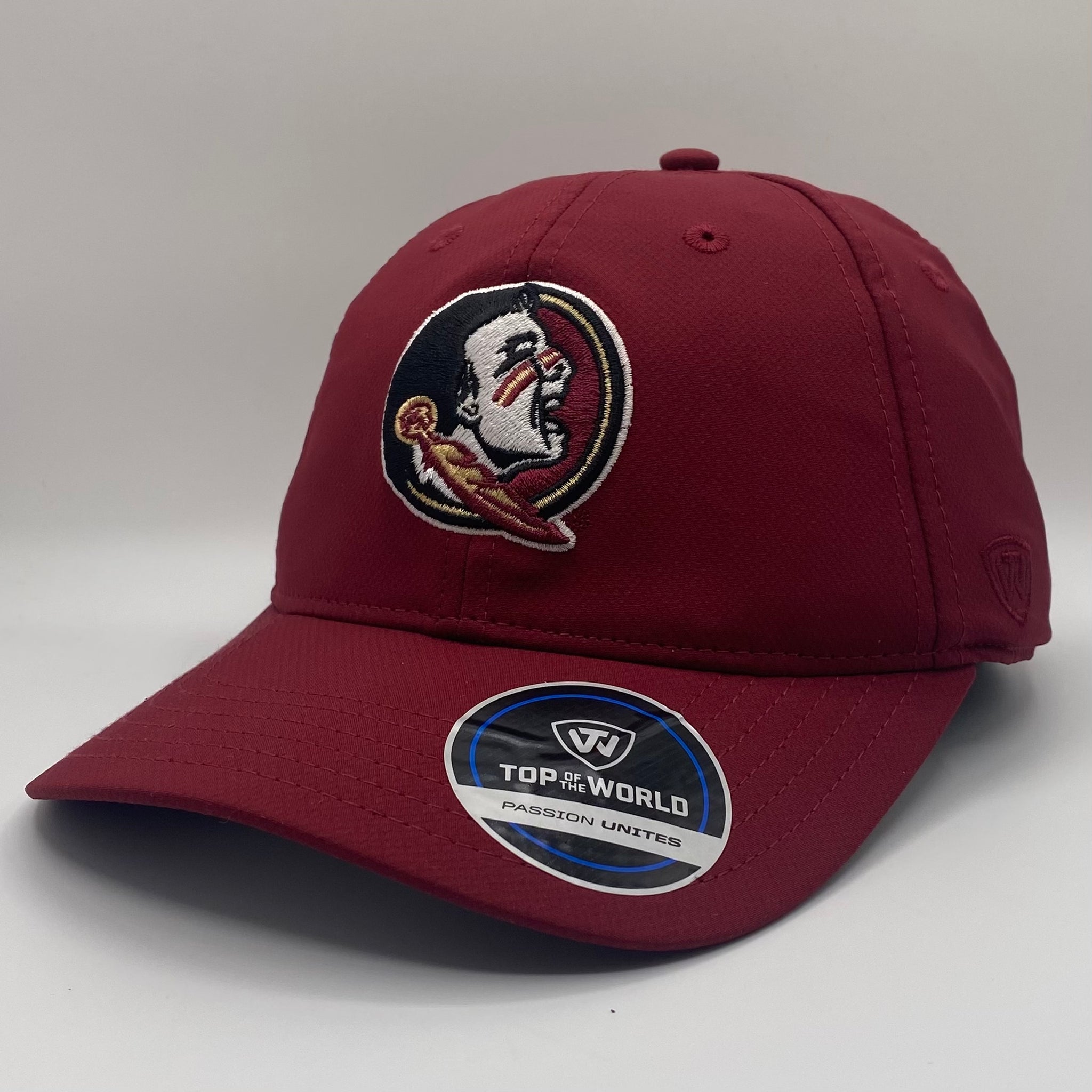 Florida State Top of the World Garnet Seminoles Adjustable Hat