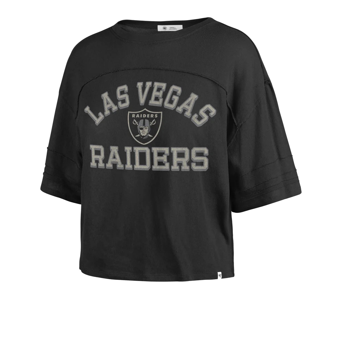 Las Vegas Raiders Women's Half Moon '47 Stevie Crop T-Shirt