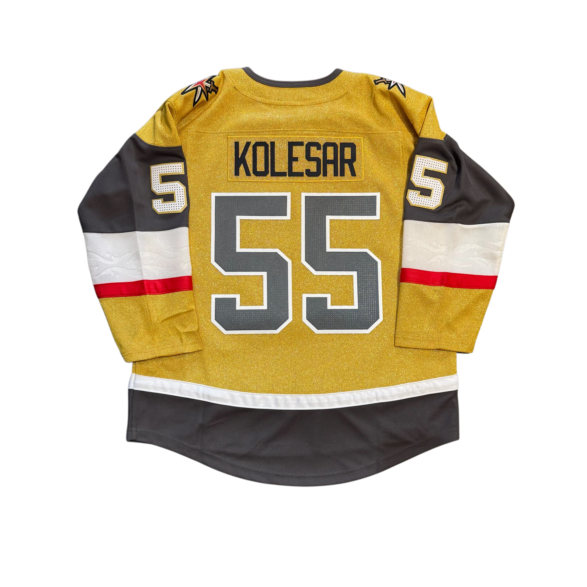 Vegas Golden Knights Keegan Kolesar #55 Gold Youth Home Jersey