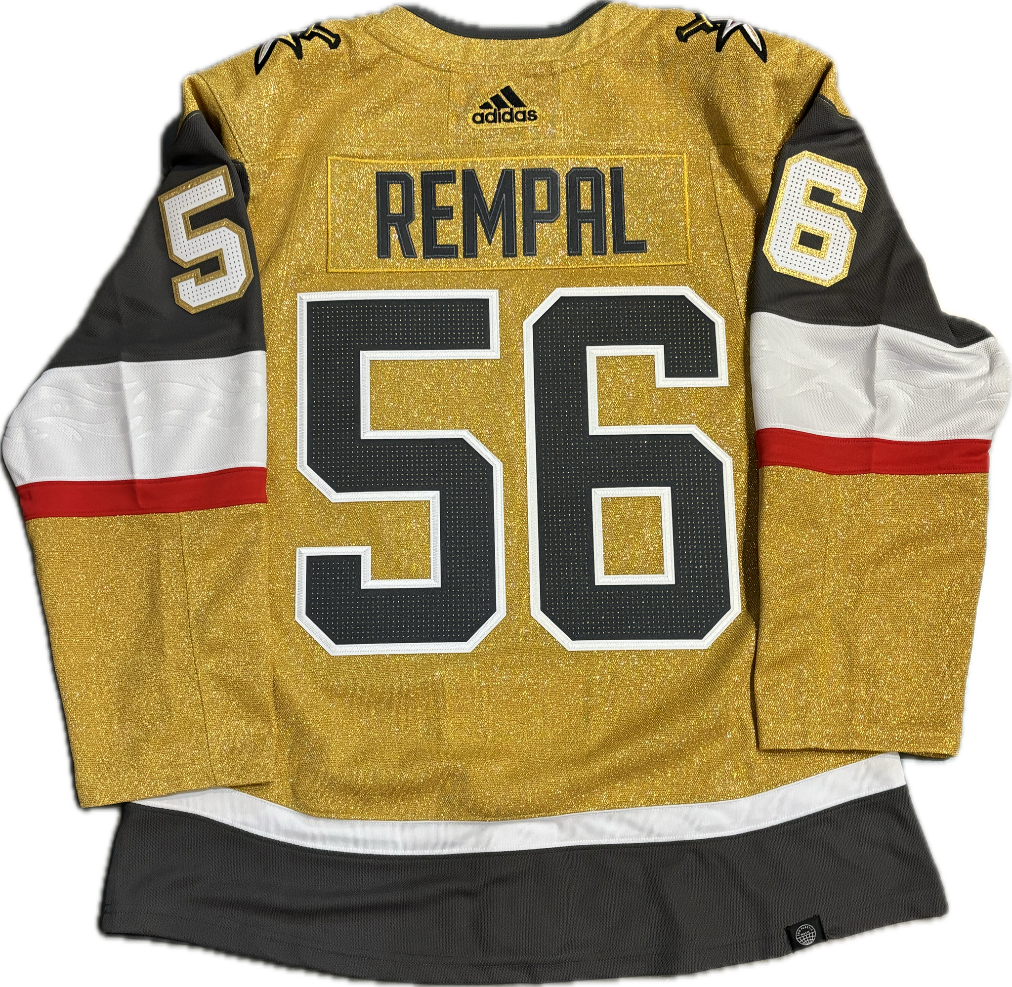 Vegas Golden Knights Rempal Authentic Adidas Jersey (Gold/White/Gray)