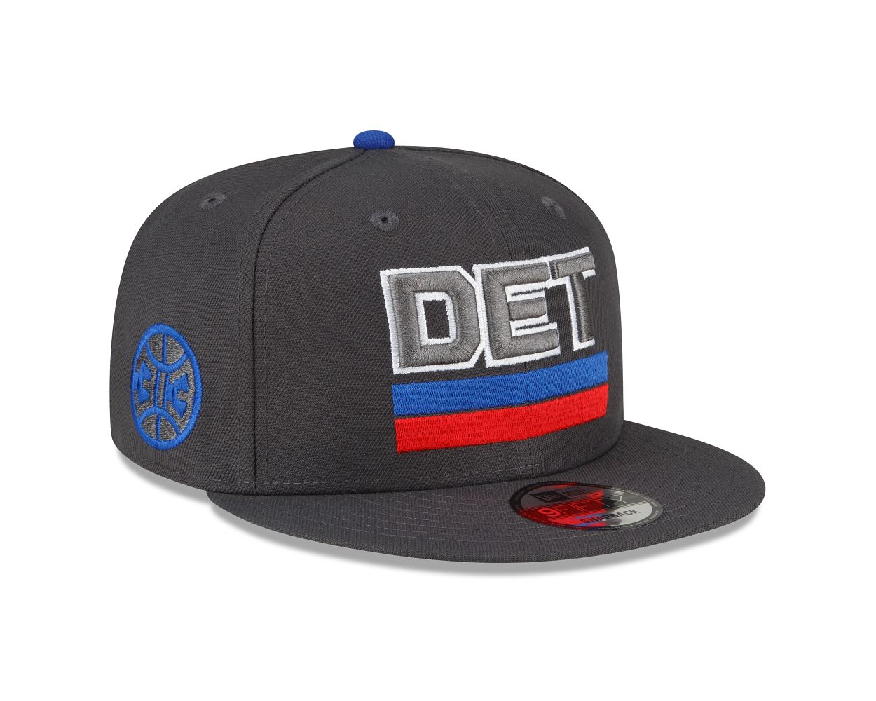 Detroit Pistons New Era Black Jersey Hook Statement Edition 9FIFTY Snapback Hat