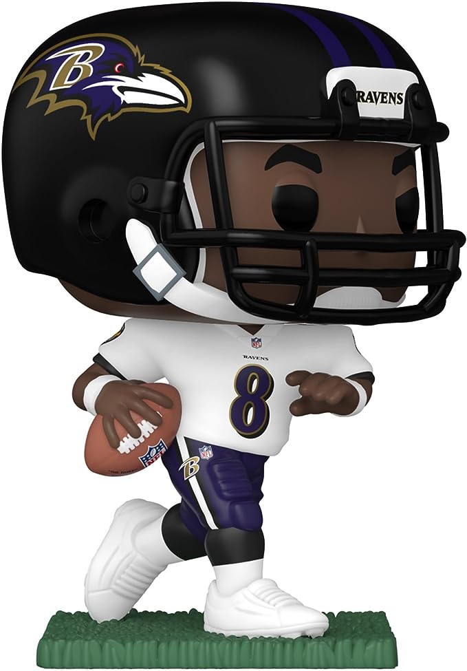 Lamar Jackson Baltimore Ravens Away Jersey Funko Pop! NFL Series 9