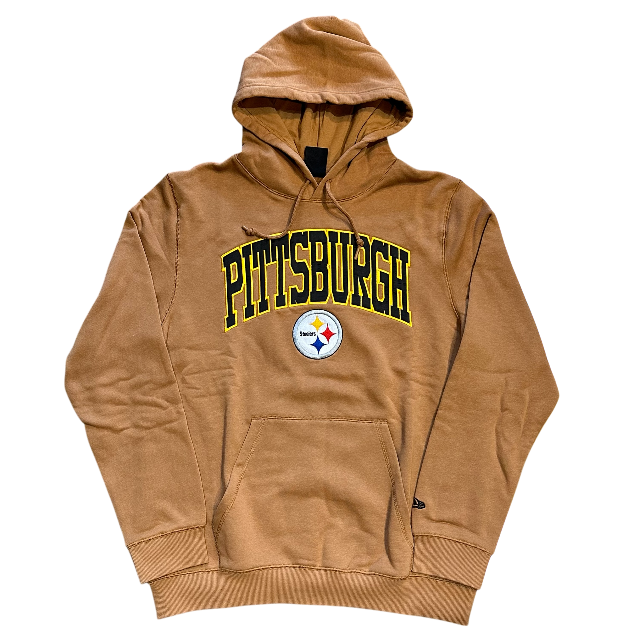 Pittsburgh Steelers Men's Color Pack Pullover Hooded Sweatshirt - Light Bronze