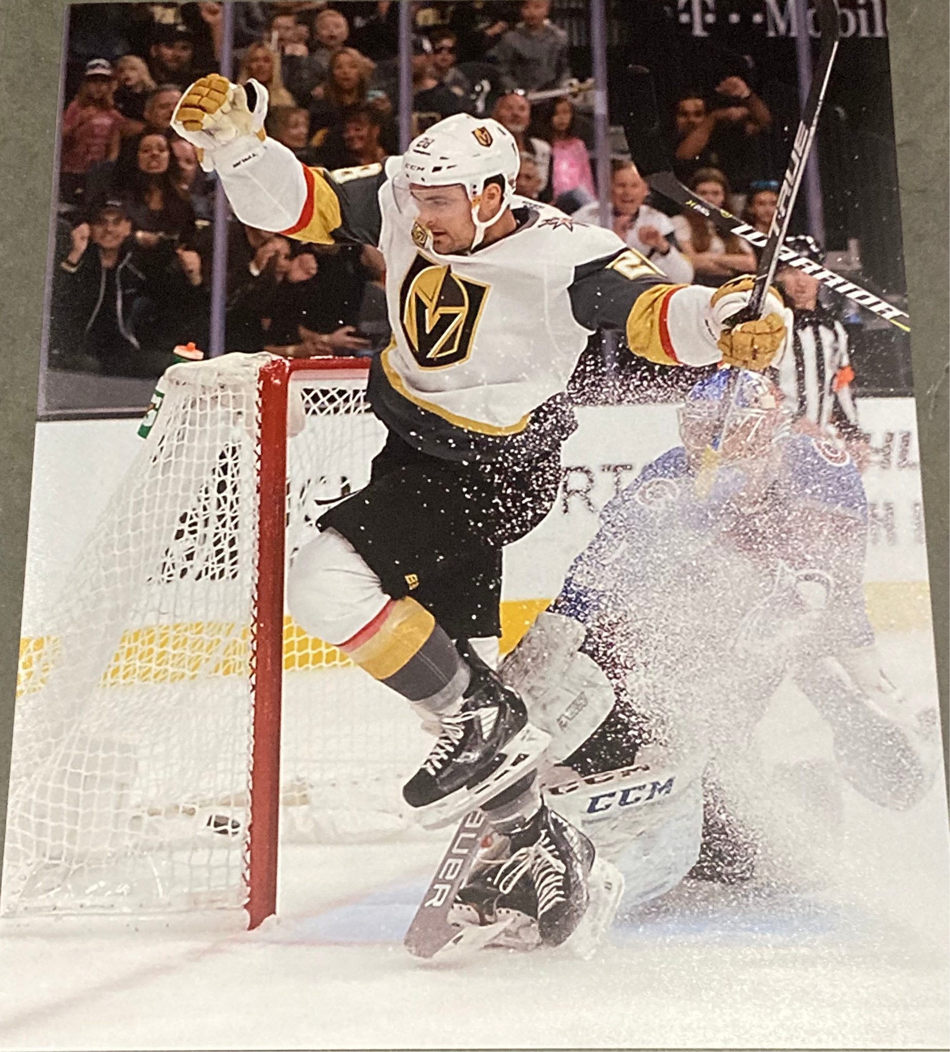 Vegas Golden Knights William Carrier White Jersey Portrait 8x10 Photo