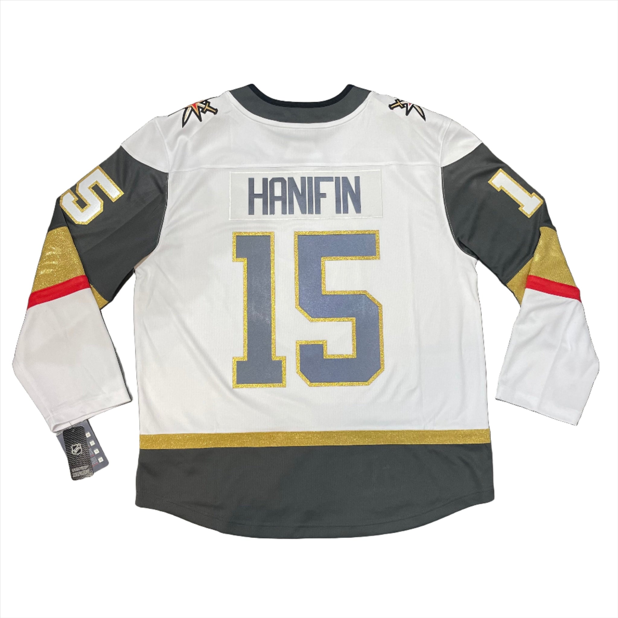 Hanifin Vegas Golden Knights Away Breakaway Player Jersey - white