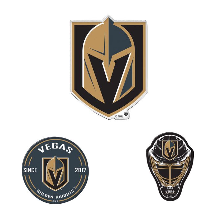 Vegas Golden Knights Premium Acrylic Magnet Pack Carded