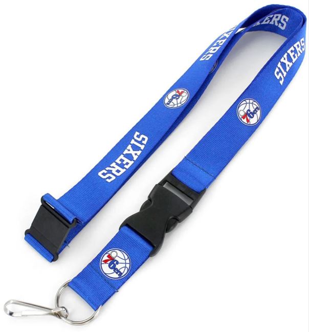 Philadelphia 76ers Blue Lanyard