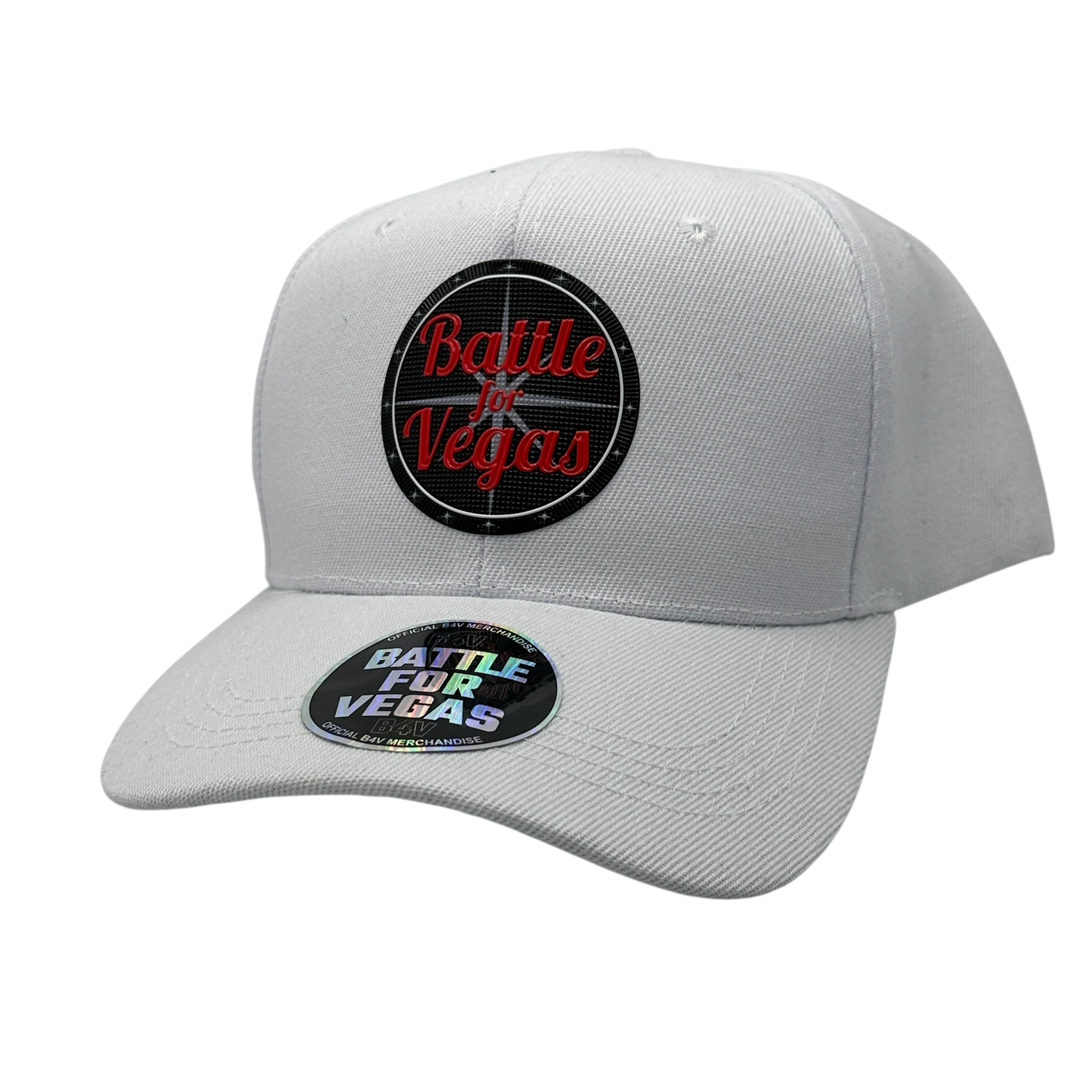 Battle For Vegas 2025 Battle Chip Adjustable Hat - White ***